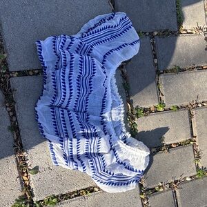 Lemlem Halima Striped Tie Off-the-Shoulder Cropped Top